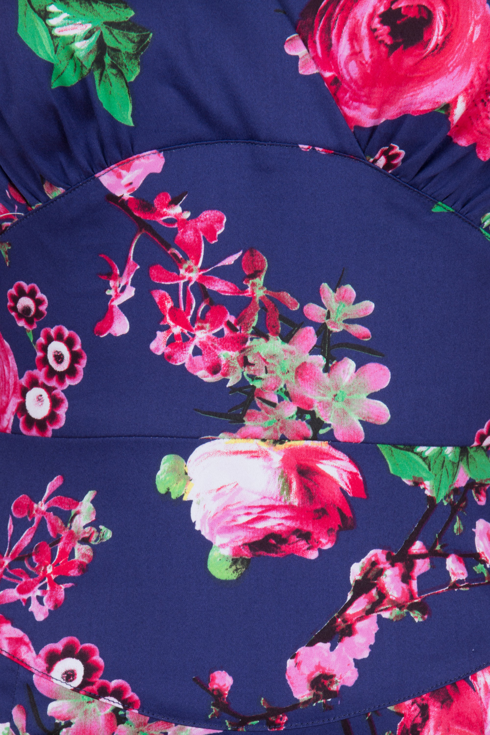 Midnight Garden Floral Wiggle Dress